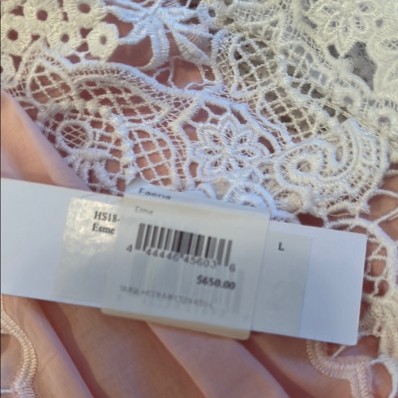 Miguelina Pink Lace Maxi Dress - Picture 13 of 15